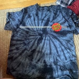 tie dye santa cruz shirt